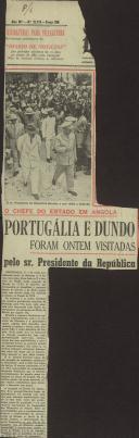 O Chefe de Estado em Angola