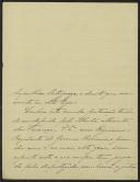 Carta de Júlio Augusto Águas a Teófilo Braga