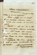 Cópia de carta de Manuel Teixeira Gomes