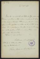 Carta de Francisco Xavier de Carvalho Júnior a Teófilo Braga