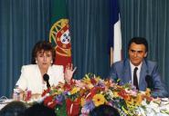 Visita de Édith Cresson a Portugal