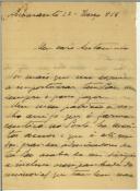 Carta de Alberto da Silva Pais para António Bessa Pais 