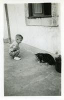Fotografia de familiares de Américo Tomás em Cascais