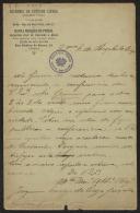 Carta de Joaquim Cardoso de Sousa Gonçalves, da Academia de Estudos Livres, a Teófilo Braga