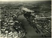 Fotografia aérea das cidades do Porto e Gaia