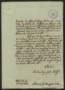 Carta de António José da Costa a [Francisco de Paula Figueira Barreto]