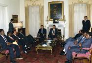 Visita dos membros das delegações do Governo angolano e da UNITA para a paz em Angola