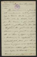 Carta de Anselmo de Morais para Teófilo Braga