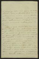 Rascunho de carta de Teófilo Braga para Jaime Constantino de Freitas Moniz