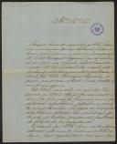 Carta do Club Henriques Nogueira a Teófilo Braga