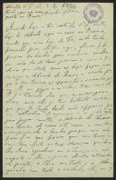 Carta de Ana Amália Martins da Cruz Xavier para Maria do Carmo Braga