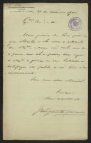 Carta de João Jacinto Tavares de Medeiros a teófilo Braga