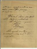 Carta de Manuel Rosa para Manuel Teixeira Gomes