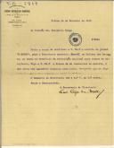 Carta de Luís Filipe da Mata para Teófilo Braga