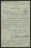 Carta de J. Vieira da Silva, do Consulado Geral dos Estados Unidos do Brasil em Portugal, a Teófilo Braga