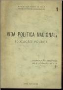Vida política nacional