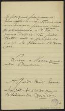 Carta de Alfredo Dia Soares a Teófilo Braga