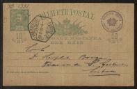 Bilhete-postal de Maximiano Lemos a Teófilo Braga