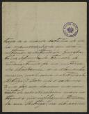 Carta de Sabina Camões a Teófilo Braga