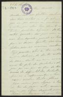 Carta de Maria do Carmo Braga para Teófilo Braga