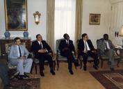 Almoço com embaixadores africanos