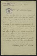 Carta de Francisco Joaquim de Oliveira a Teófilo Braga