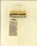 London Letter - Portuguese art on show
