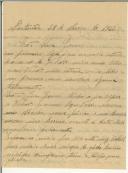 Carta de Joaquim Cercas para Manuel Teixeira Gomes