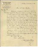 Carta de Alfredo Mário Esteves para Sidónio Pais