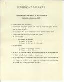 Aspectos mais salientes da actividade da Fundação Salazar em 1970
