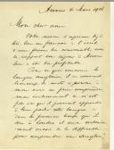 Carta de R. Donas para Manuel Teixeira Gomes