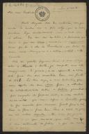 Carta de Joaquim de Araújo para Teófilo Braga