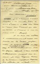 Rascunho de carta de Manuel Teixeira Gomes para R. Latemier Greene (?)