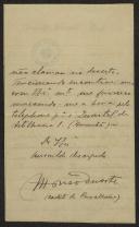 Carta de Afonso Duarte a Teófilo Braga