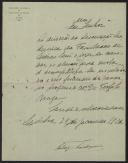 Carta de Rodrigo Sá Nogueira