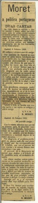 Moret e a política portuguesa