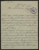Carta da Condessa do Juncal a Teófilo Braga