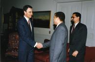 Visita de Carlos Alberto Wahnon de Carvalho Veiga a Portugal