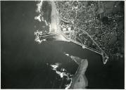 Fotografia aérea da zona habitacional junto à Foz do Douro, na cidade do Porto