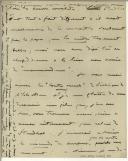 Rascunho de carta de Manuel Teixeira Gomes para Eyre Crowe