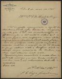 Carta de Joaquim Cardejo de Sousa Gonçalves, da Academia de Estudos Livres, a Teófilo Braga