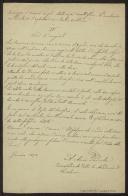Carta de Antonio Padula a Teófilo Braga