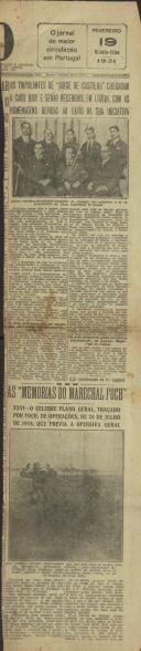 As "Memórias do marechal Foch"