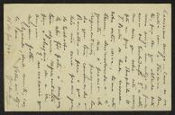 Bilhete-postal de Joaquim de Araújo a Teófilo Braga