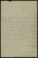 Carta de João de Sousa Amado a Teófilo Braga