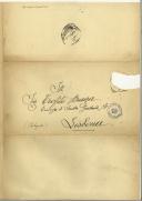 Carta de Luigi Lazzeri para Teófilo Braga