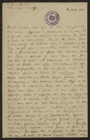Carta de Joaquim de Araújo a Teófilo Braga