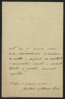Carta de José Maria de Oliveira Simões a Teófilo Braga