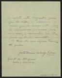 Carta de João Maria de M. Colaço a Teófilo Braga