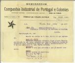 Memorando da Companhia Industrial de Portugal e Colónias